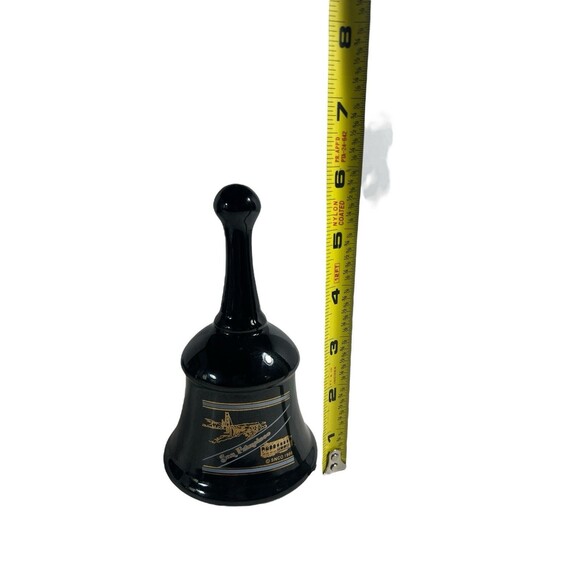 Vintage Ceramic San Francisco Souvenir Bell Landmark Gold Accents 6” SNCO 1986 - Picture 7 of 10